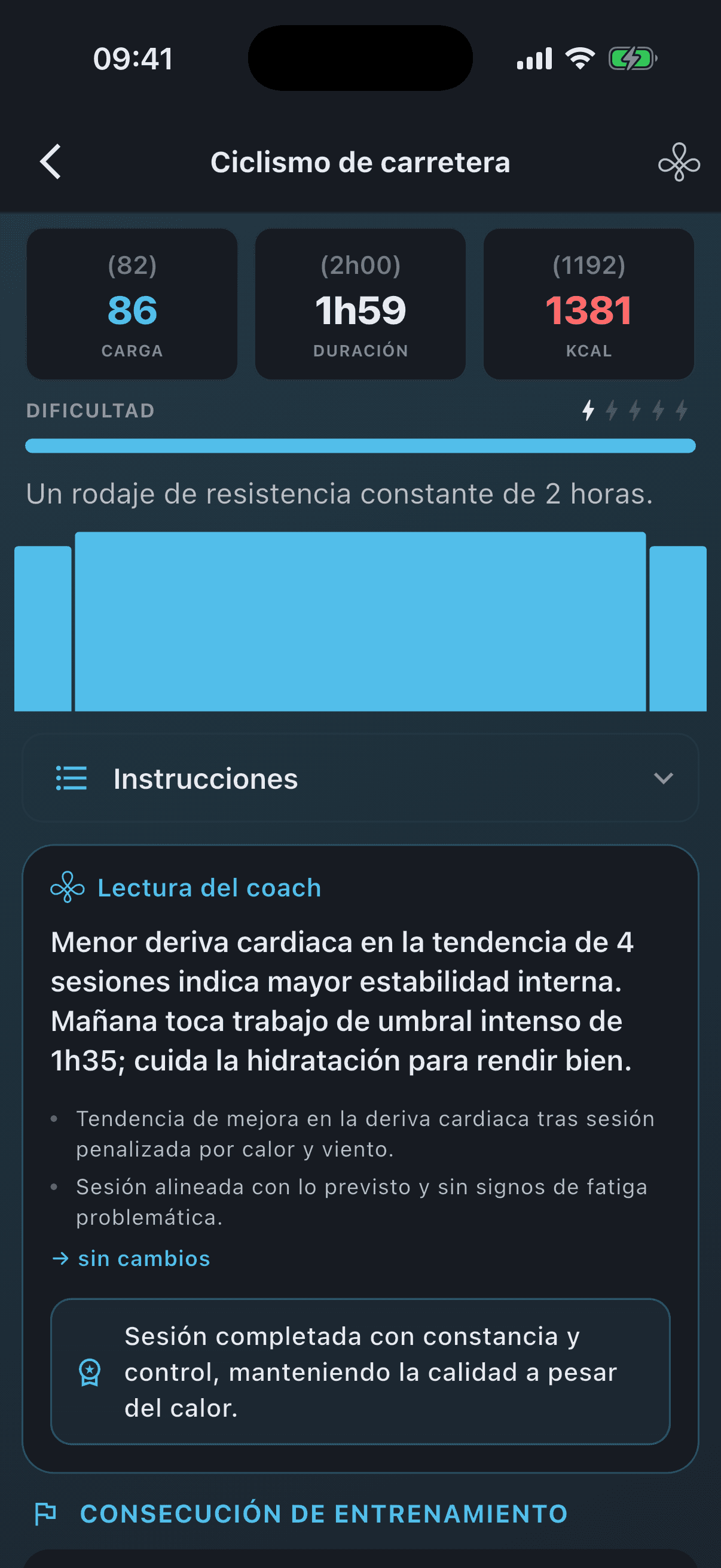 Lectura del coach